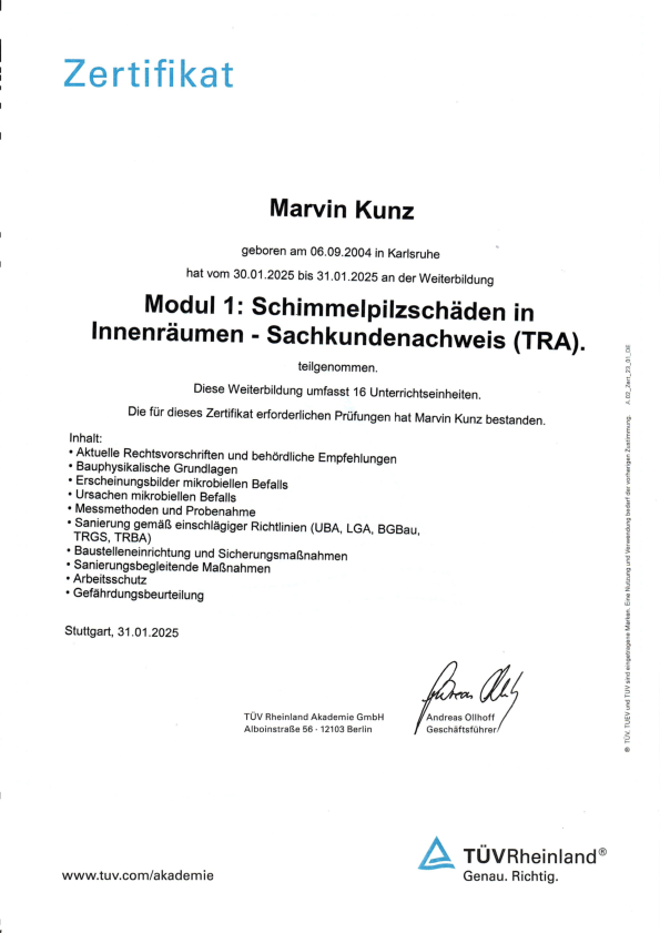 Modul 1 TÜV Marvin Kunz Modul 1 TÜV Marvin Kunz