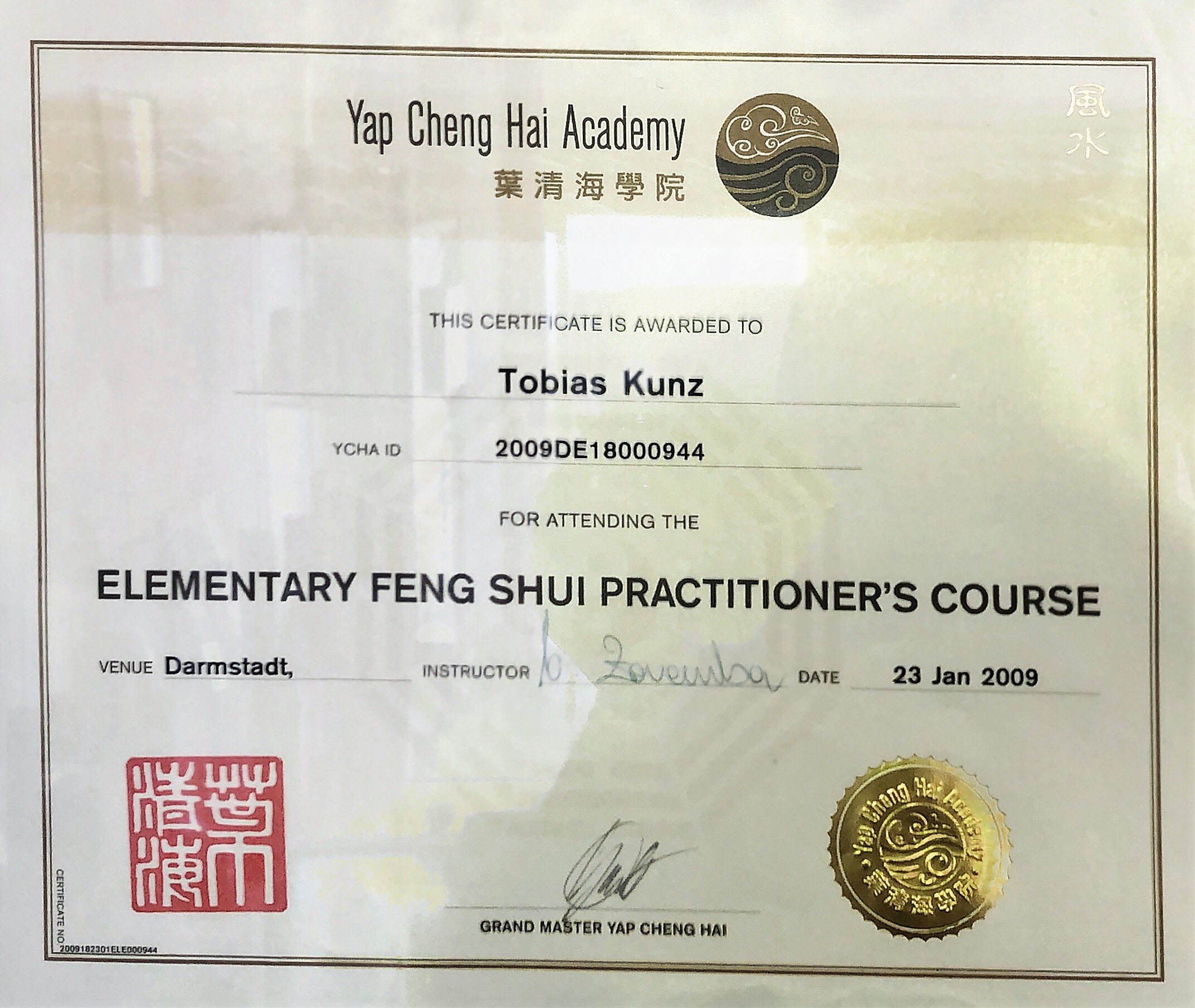 FENG SHUI ELEMENTARY Tobias Kunz FENG SHUI ELEMENTARY Tobias Kunz